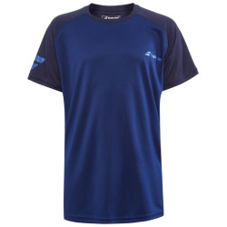 Boys' t-shirt Babolat Play Crew Neck Tee Boy - estate blue
