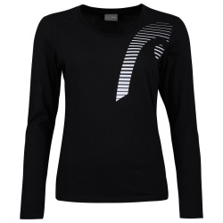Women's long sleeve T-shirt Head Club 21 Linda LS W - black