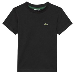 Boys' t-shirt Lacoste Boys Plain Cotton Jersey T-shirt - black