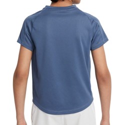 Boys' t-shirt Nike Court Dri-Fit Victory SS Top - ashen slate/ashen slate/white