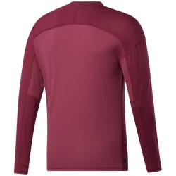 Men's long sleeve T-shirt Reebok Les Millis LS Tee M - punch berry