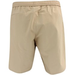 Men's shorts BOSS x Matteo Berrettini Stretch-Poplin Shorts with Contrast Logo - medium beige