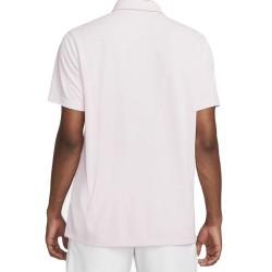 Men's Polo T-shirt Nike Men's Court Dri-Fit Solid Polo - pink foam/white