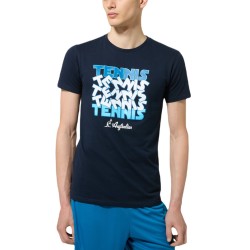 Men's T-shirt Australian Cotton Tennis T-Shirt - blu navy