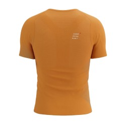 Men's T-shirt Compressport Performance SS Tshirt - autumn glory/hawaiian ocean