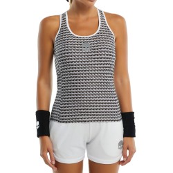 Women's top Hydrogen Pipe All Over Tech Tank Top - white/black