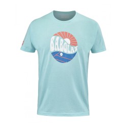 Men's T-shirt Babolat Exercise Vintage Tee Men - angel blue heather