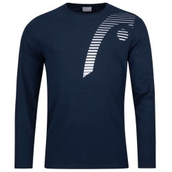 Boys' t-shirt Head Club 21 Cliff LS Junior - dark blue