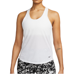 Women's top Nike Dri-FIT One Breathe Tank - white/black