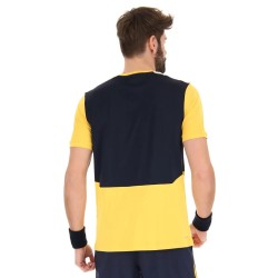 Men's T-shirt Lotto Top IV Tee 1 - saffron/navy blue