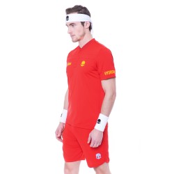 Men's Polo T-shirt Hydrogen Nation Cup Tech Serafino - red