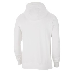 Men's Jumper Nike Swoosh M Club Hoodie FZ BB - white/white/black