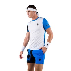 Men's T-shirt Hydrogen Bicolor Spray Tech Tee Man - bluette