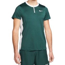 Men's Polo T-shirt Nike Men's Court Dri-Fit Advantage Polo - pro green/white/white