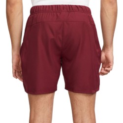 Men's shorts Nike Court Dri-Fit Victory Short 7in - dark beetroot/dark beetroot/white