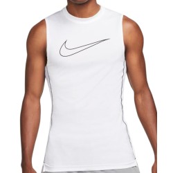 Men’s compression clothing Nike Pro Dri-Fit Dry Tight M - white/black/black