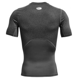 Men's T-shirt Under Armour Men's HeatGear Armour Short Sleeve - carbon heather/black