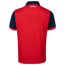 Men's Polo T-shirt Head Davies Polo Shirt M - red/dark blue