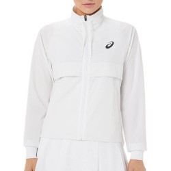 Women's jumper Asics Womens Match Jacket - brilliant white