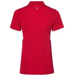 Girls' T-shirt Head Club Tech Polo Shirt - red