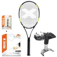 Tennis racket Pacific BXT X Force Pro No.1 + string + stringing