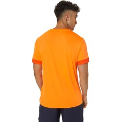 Men's T-shirt Asics Court Short Sleeve Top - shocking orange/koi