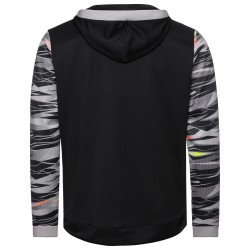 Men's Jumper Head Slider Hoodie M - black/grey/red