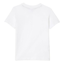 Boys' t-shirt Lacoste Boys Plain Cotton Jersey T-shirt - white