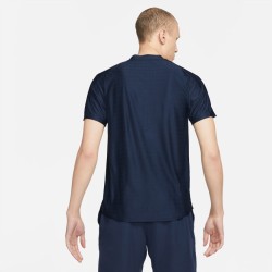 Men's Polo T-shirt Nike Court Dri-Fit Advantage Polo - obsidian/obsidian/white