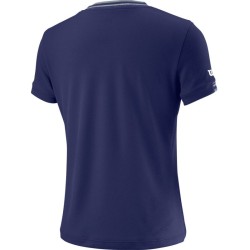 Girls' T-shirt Wilson G Team V-Neck - blue depths