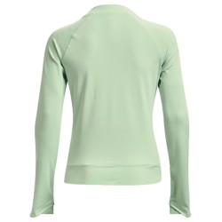 Women's long sleeve T-shirt Under Armour Rush ColdGear Core Top W - aqua foam/white