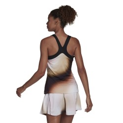Women's top Adidas Mel Y Tank W - black/sandy beige met/white