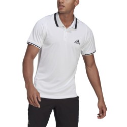 Men's Polo T-shirt Adidas Freelift Polo M - white/black/black