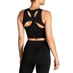 Women's top Bj_rn Borg Overlap Crop Top W STHLM - black beauty