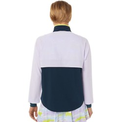 Women's jumper Asics Womens Match Jacket - mursaki/french blue