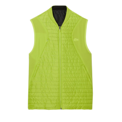 Men's vest Lacoste SPORT Padded And Reversible Vest Jacket - yellow/black