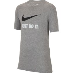 Boys' t-shirt Nike B NSW Tee Just Do It Swoosh - dk grey heather