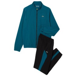 Men's Tracksuit Lacoste SPORT Colour-Block Tennis Tracksuit - green/black/green