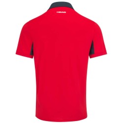 Men's Polo T-shirt Head Slice Polo Shirt - red