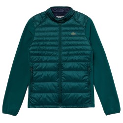 Women's jumper Lacoste Women’s SPORT Water-Resistant Down-Filled Puffer Jacket - green/navy blue