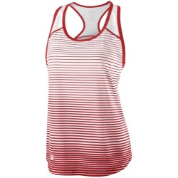 Women's top Wilson Team Striped Tank - wilson red/white