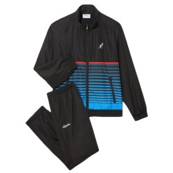 Men's Tracksuit Australian Smash Tracksuit With Lines - black