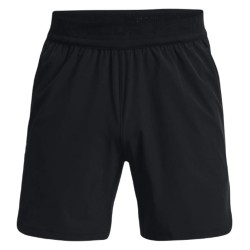 Men's shorts Under Armour Men's UA Peak Woven Shorts - black/pitch gray