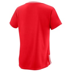 Women's T-shirt Wilson Team II V-Neck W - team red