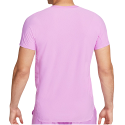 Men's Polo T-shirt Nike Court Dri-Fit Adventage Slam Tennis Polo - rush fuchsia/white