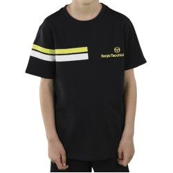 Boys' t-shirt Sergio Tacchini Vatis Jr T-shirt - black/yellow