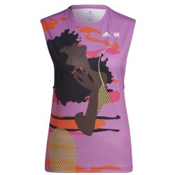 Men's T-shirt Adidas New York Unitefit Sleeveless Tee - semi pulse lilac