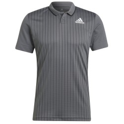 Men's Polo T-shirt Adidas Melbourne Polo M - grey five/white