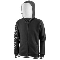 Boys' jumper Wilson Y Team II FZ Hoody - black