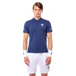 Men's Polo T-shirt Hydrogen Tech Serafino Man - blue navy